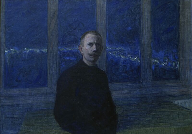 Eugène Jansson, Jag, självporträtt, 1901