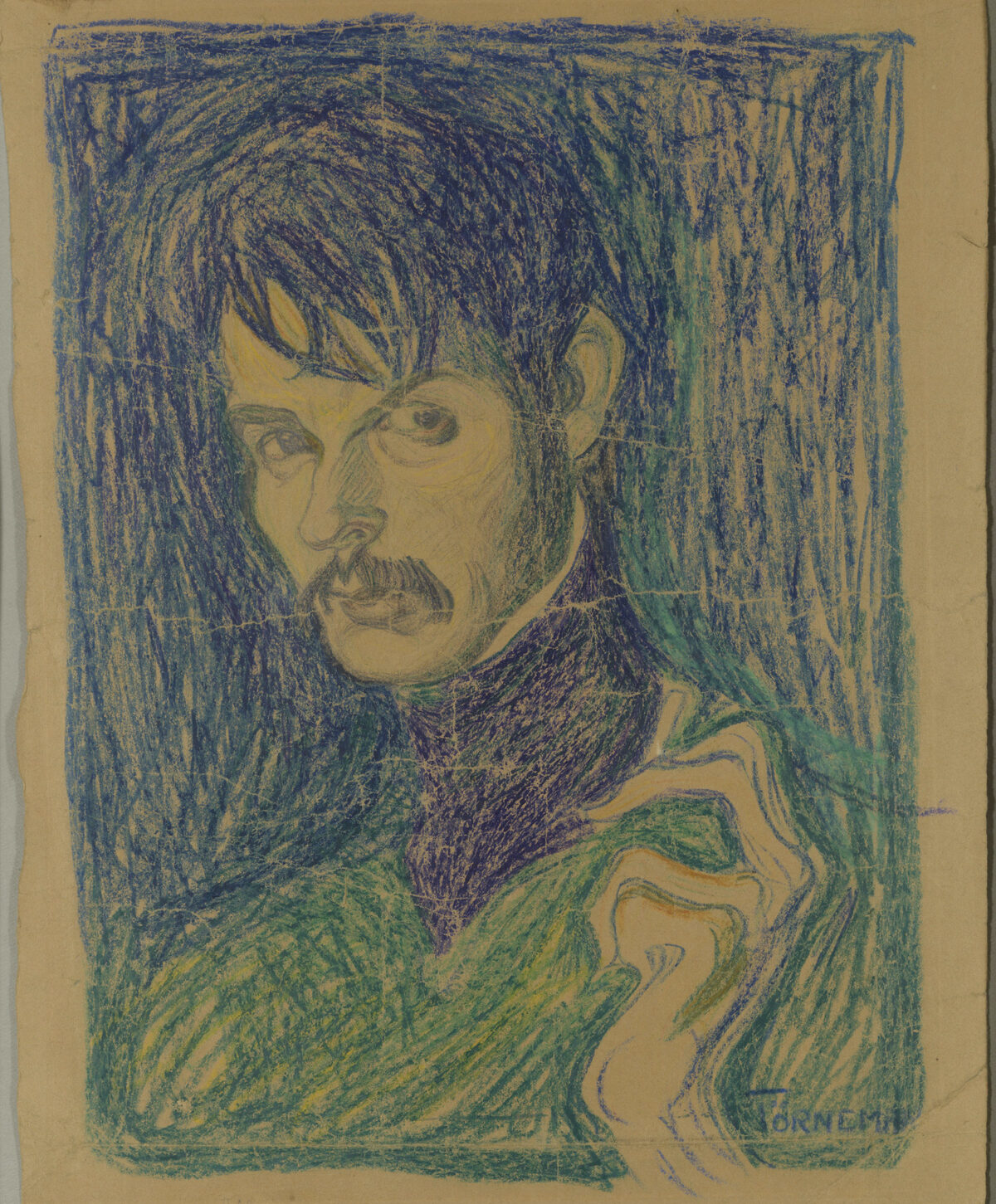 Axel Törneman, Self portrait, 1904, Thielska Galleriet.