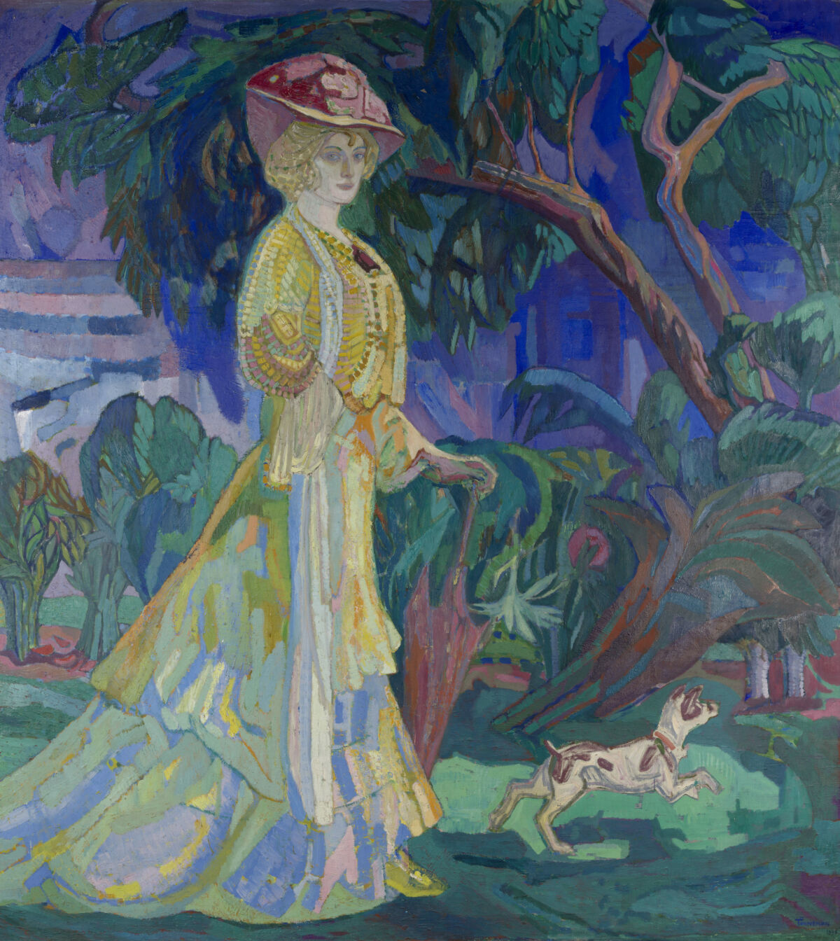 Axel Törneman, Porträtt av konstnärens hustru, 1908, Thielska Galleriet
