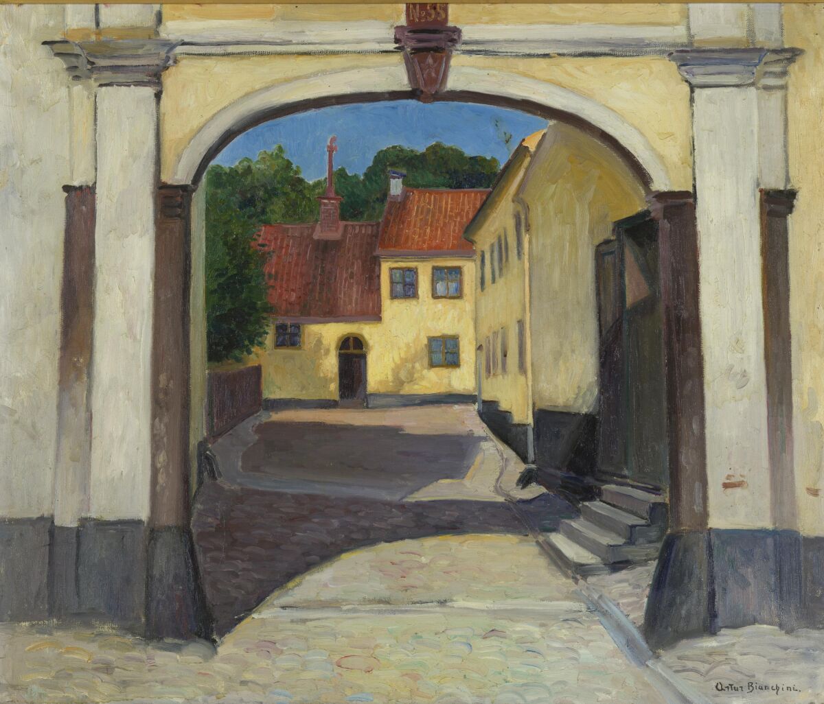 Artur Bianchini, The Gate, 1898, Thiel Gallery