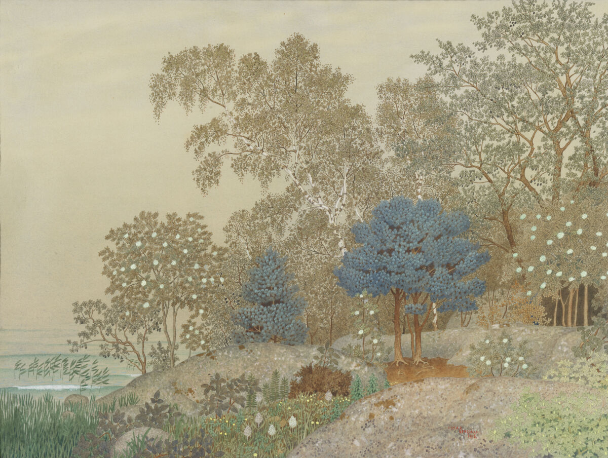 Oskar Bergman, Lyriskt landskap . Foto: Thielska Galleriet