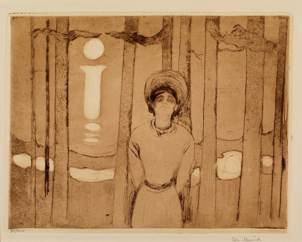 Edvard Munch, <em>Sommarnatt</em>, 1894, Thielska Galleriet