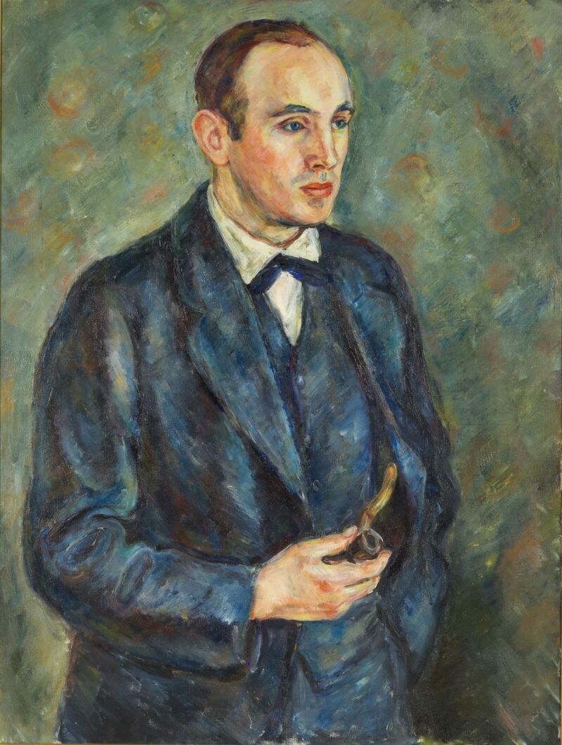 Birger Simonsson, <em>Porträtt av Carl Ryd</em>, 1916, olja på duk. Foto: Thielska Galleriet