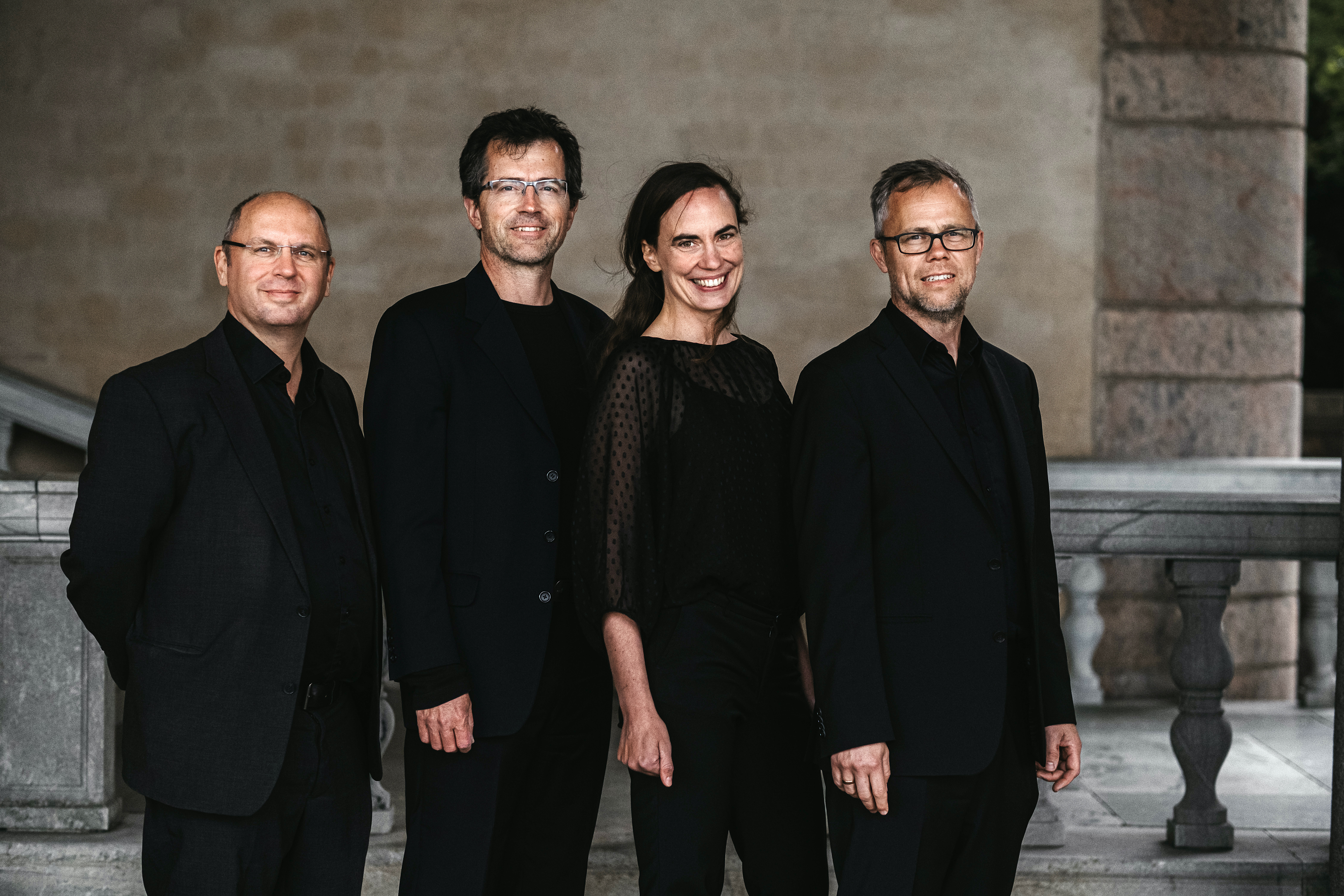 String quartet HYMM: Mattias Rodrick, Michael Crafoord, Ylva Magnusson, Henrik Peterson.