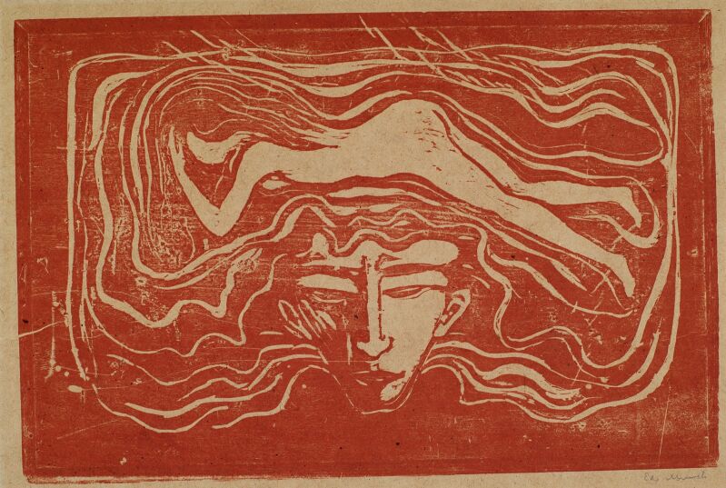 Edvard Munch, I mannens hjärna, 1897, Thielska Galleriet 