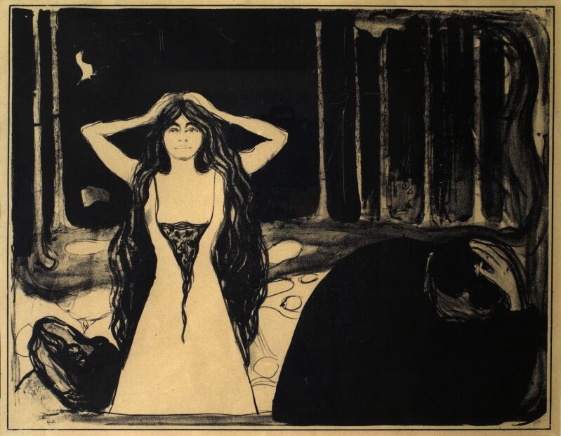 Edvard Munch, Aska II, 1899, Thielska Galleriet  
