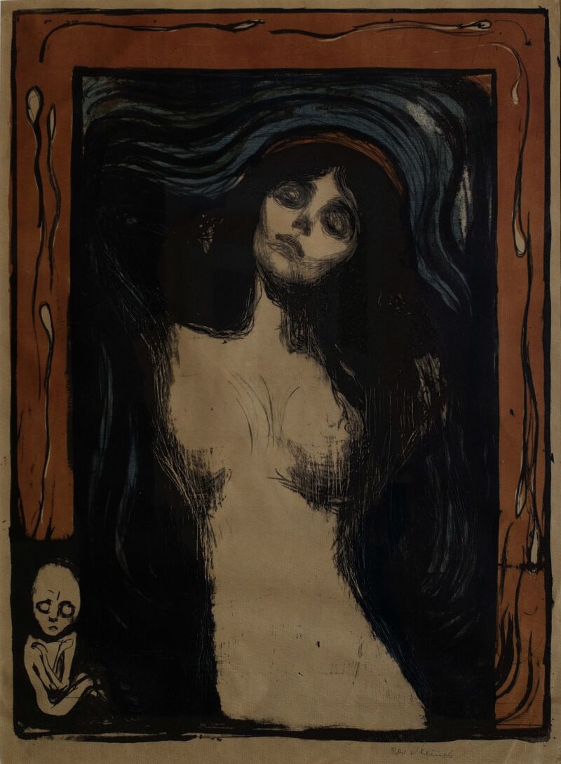 Edvard Munch, Madonna, 1895,