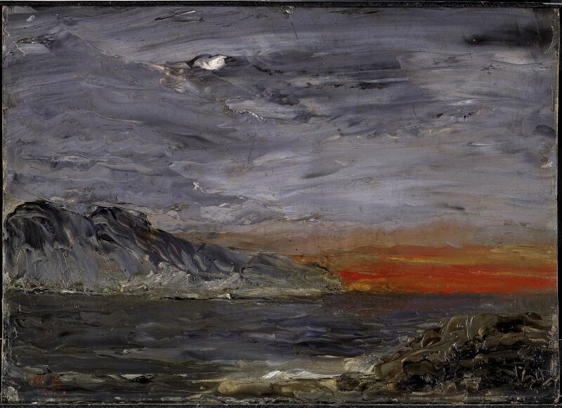 August Strindberg, Solnedgång, 1892, Nationalmuseum