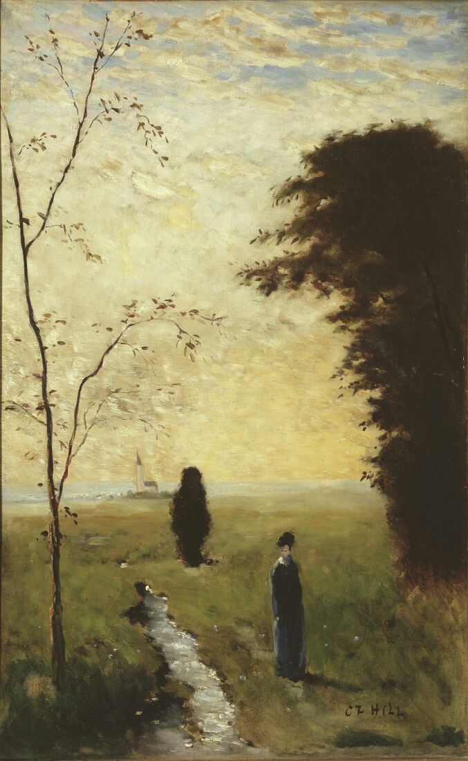 Carl Fredrik Hill, Syster Anna, 1877 Nationalmuseum, foto Erik Cornelius