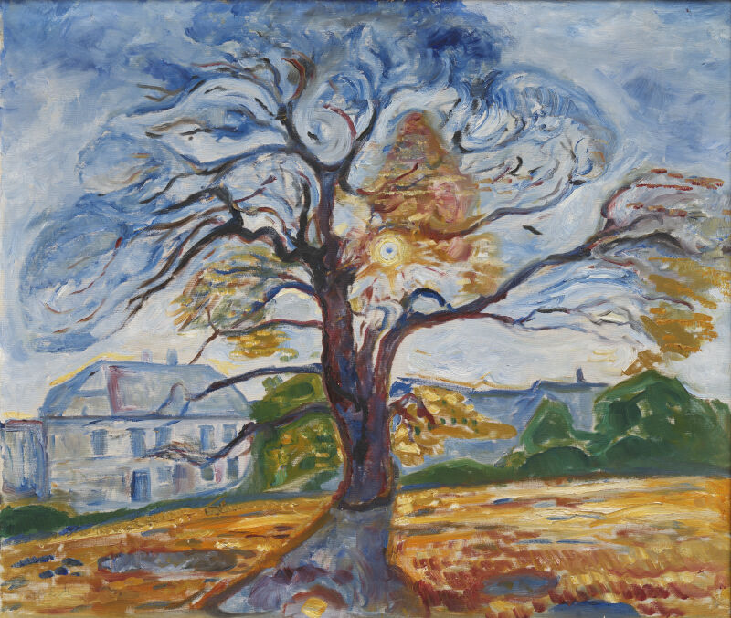 Edvard Munch, Eken, 1906, Thielska Galleriet