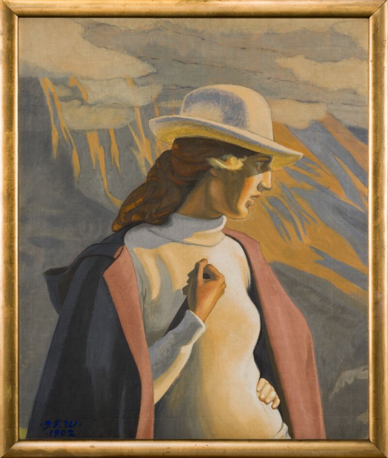 Jens Ferdinand Willumsen, Förstudie till En bergsbestigerska, 1902, Willumsens Museum