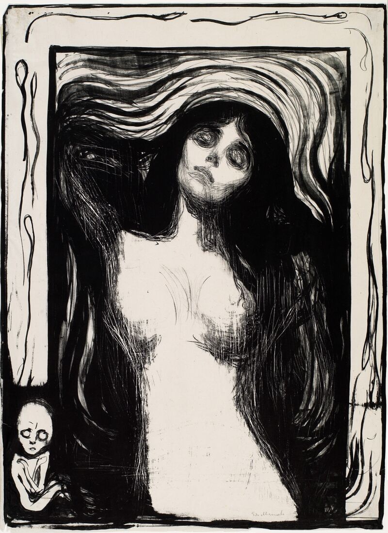 Edvard Munch, Madonna, 1902, Thielska Galleriet