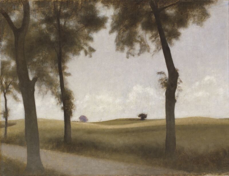 Vilhelm Hammershøi,Rönnallén vid Snekkersten, 1906, The David Collection Copenhagen, foto: Pernille Klemp