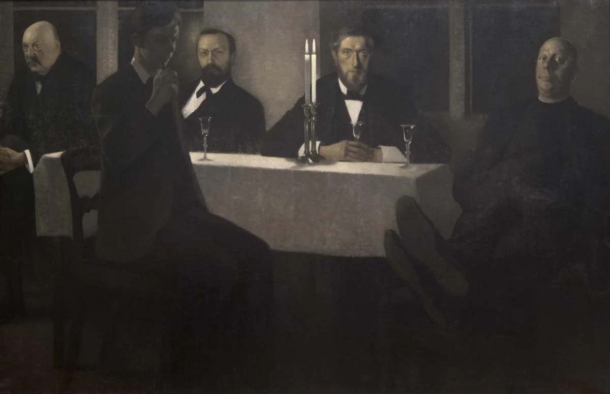 Vilhelm Hammershøi, Five Portraits, 1901, the Thiel Gallery
